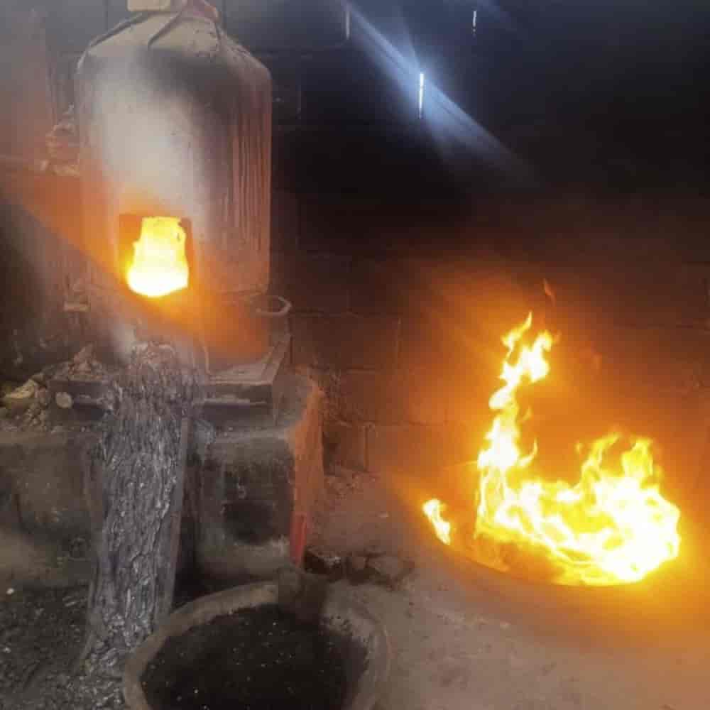 ذوب خاک طلاسازی کارگاهی و کارخانه‌ای با بازدهی ۹۹ درصد در کوره قال