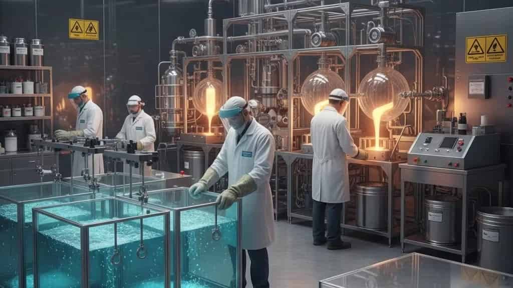 مرکز تیزآبکاری و بازیافت فلزات گرانبها در شیراز