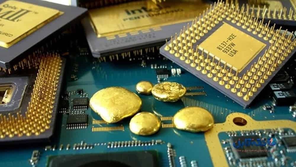 مرکز ذوب و بازیافت بردهای الکترونیکی و قطعات موبایل و کامپیوتر با کوره در شیراز